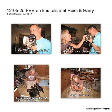 Harry en Heidi komen knuffelen